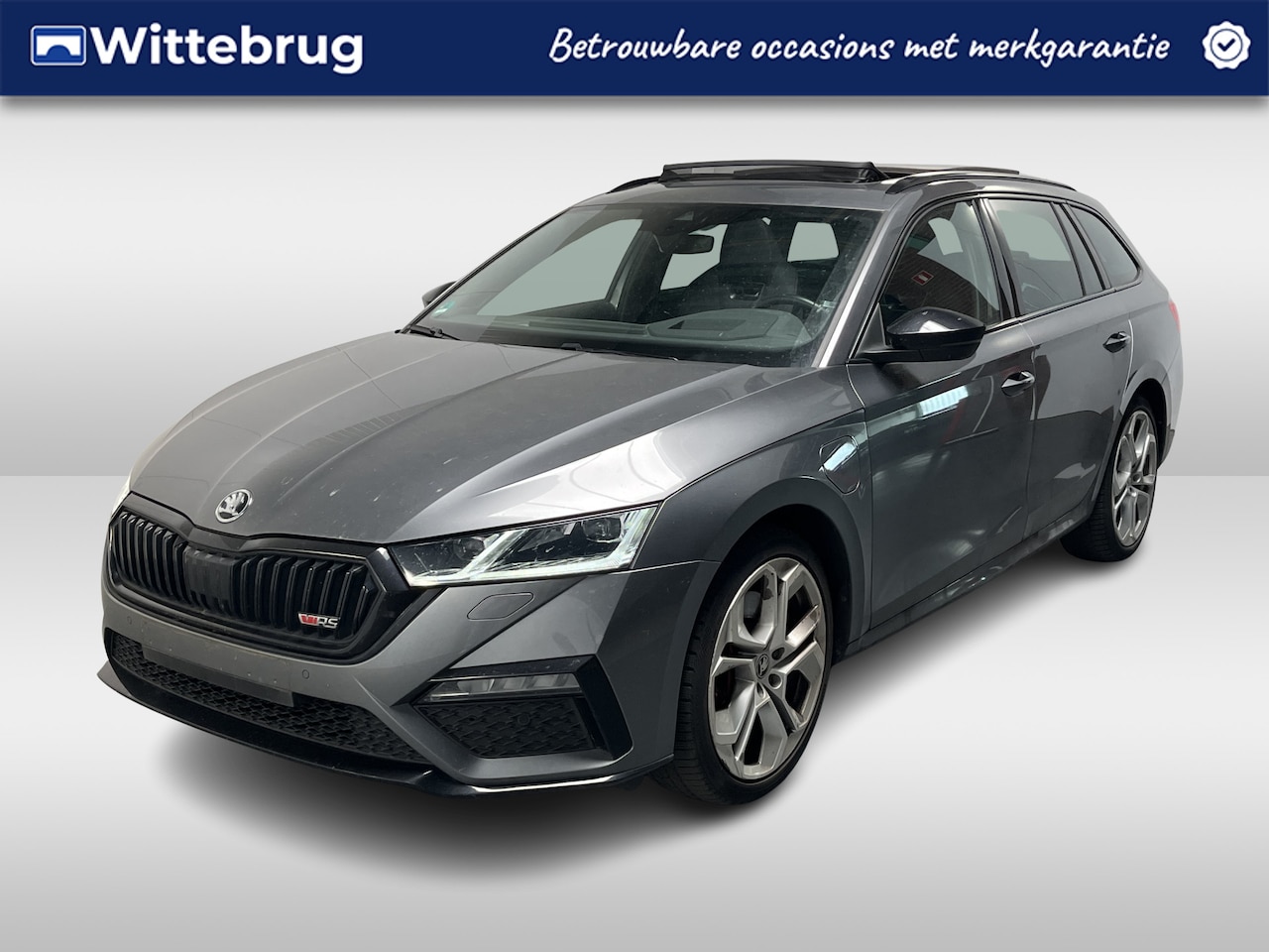 Skoda Octavia Combi - 1.4 TSI RS iV PHEV Business / AUTOMAAT/ PANO/ NAVI/ SMARTLINK/ PARK. SENSOREN + CAMERA/ ST - AutoWereld.nl