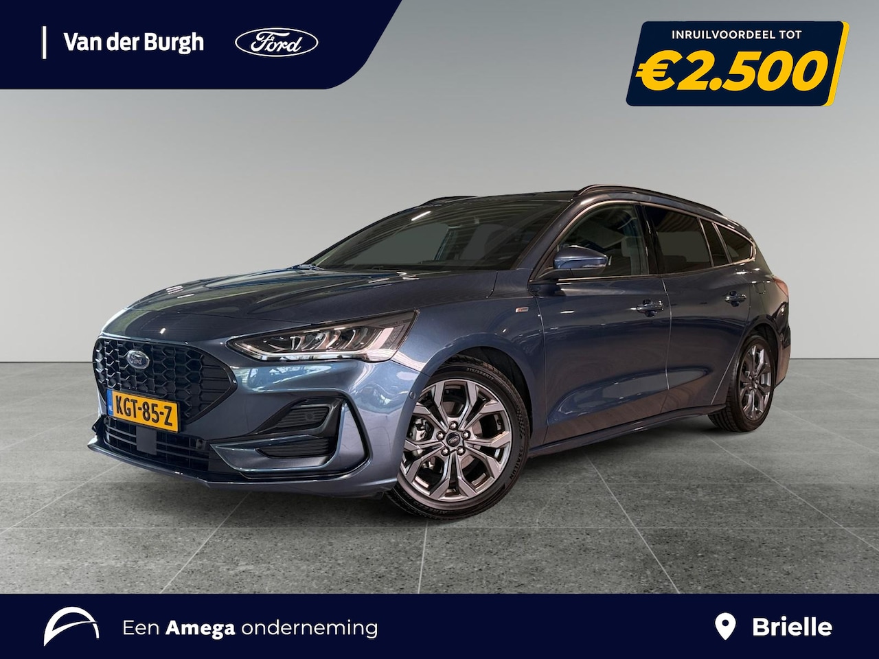 Ford Focus Wagon - 1.0 EcoBoost Hybrid ST Line Automaat | Winter Pack | Achteruitrijcamera | Navigatie | Appl - AutoWereld.nl