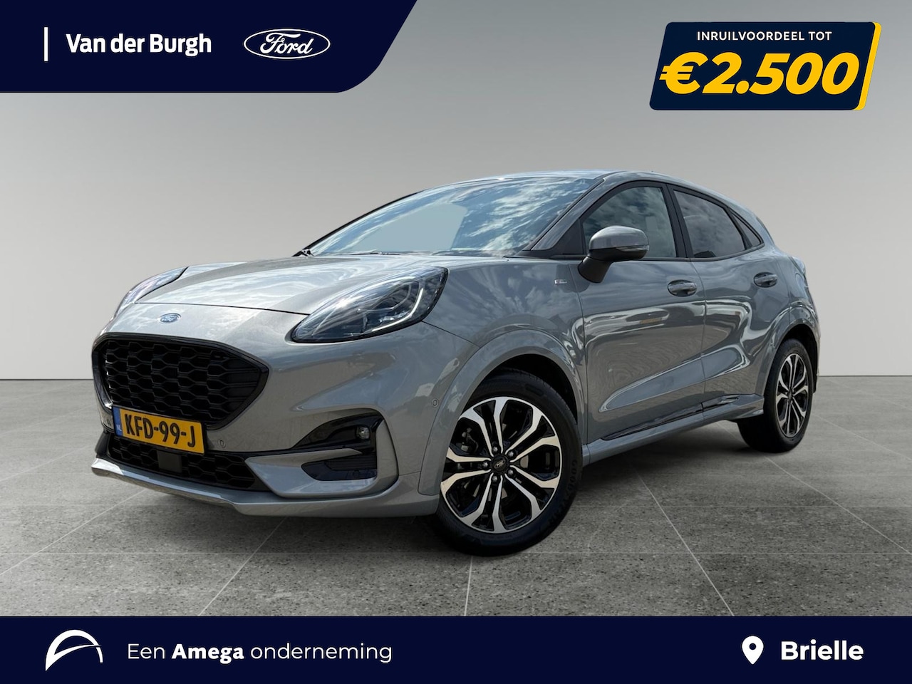 Ford Puma - 1.0 EcoBoost Hybrid ST-Line 125 PK Automaat | Winter Pack | Achteruitrijcamera | Navigatie - AutoWereld.nl