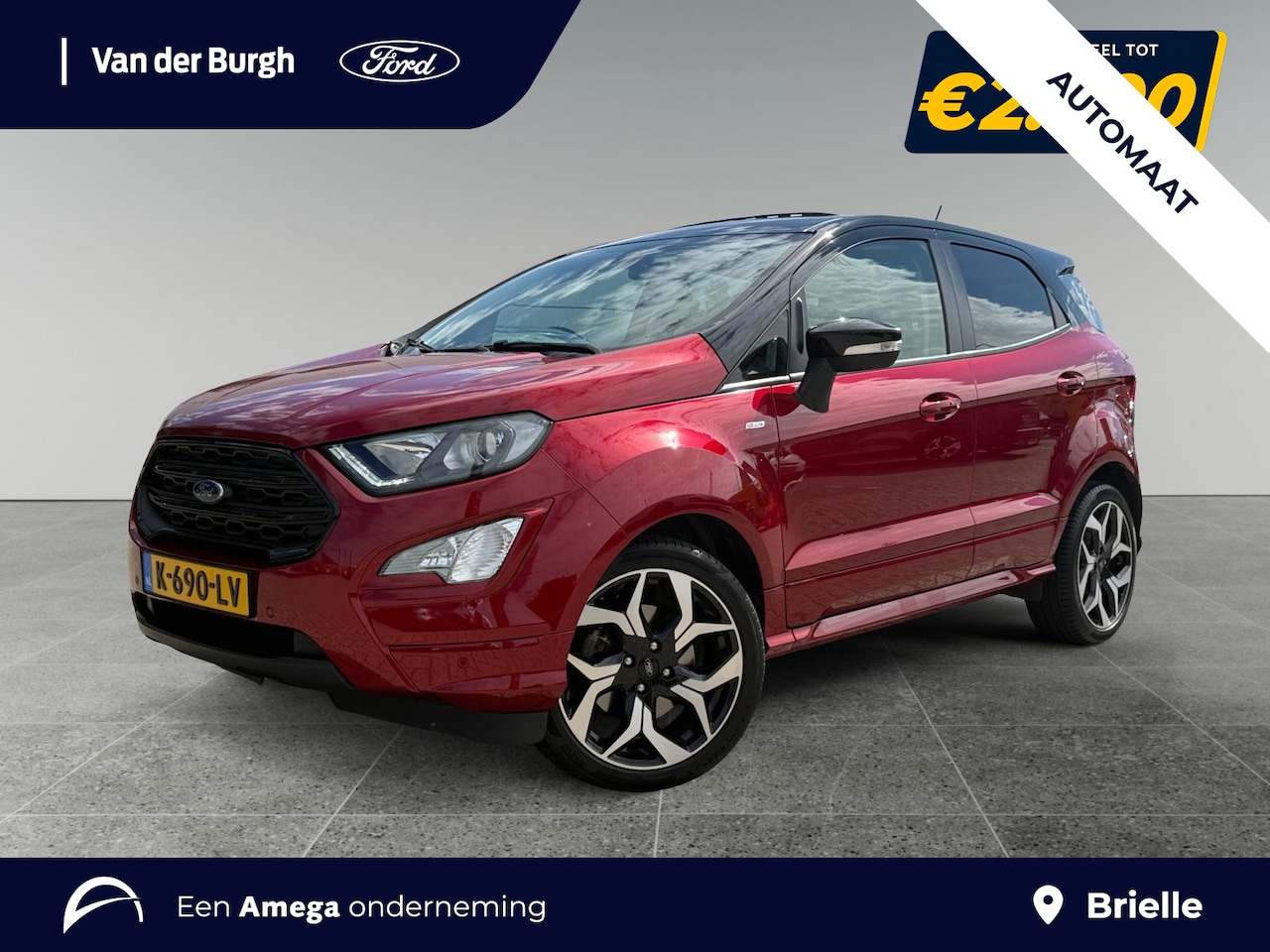 Ford EcoSport - 1.0 EcoBoost ST-Line 125PK Panoramadak | Navigatie | Achteruitrijcamera - AutoWereld.nl