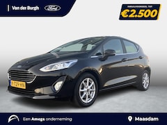 Ford Fiesta - 5-deurs Titanium 1.0 EcoBoost Hybrid 125pk Parkeersensoren | Navigatiesysteem | Lichtmetal