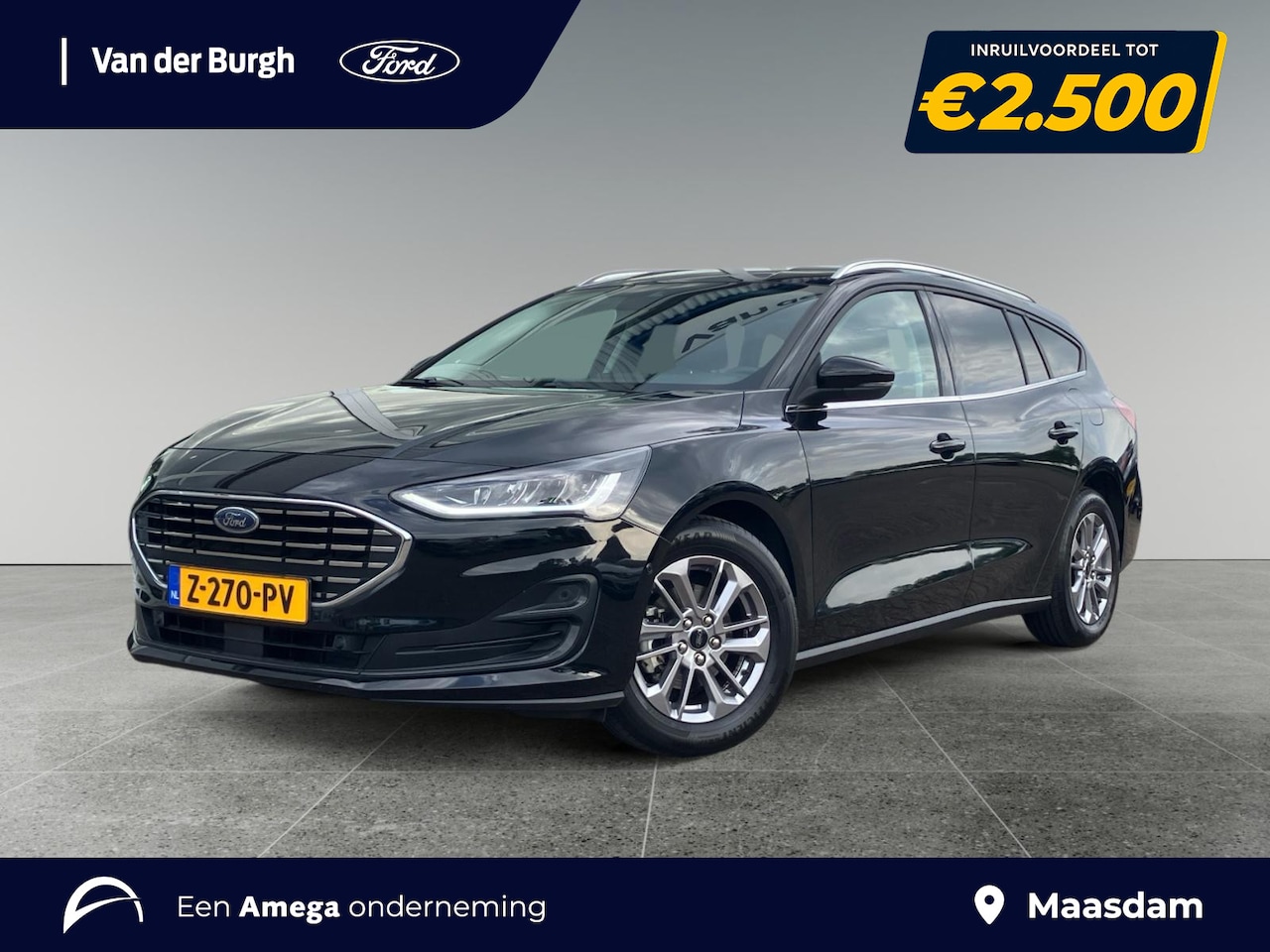 Ford Focus Wagon - Titanium 1.0 EcoBoost Hybrid 125pk Winter pack | Privacy glass - AutoWereld.nl