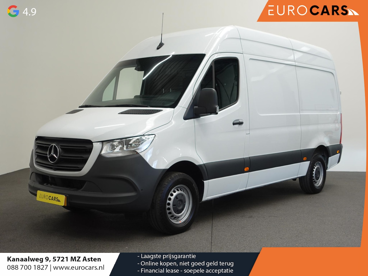 Mercedes-Benz Sprinter - 315 L2H2 Airco MBUX Navigatie Adaptive Cruise Control Leder PDC VA + Camera Trekhaak 3500k - AutoWereld.nl