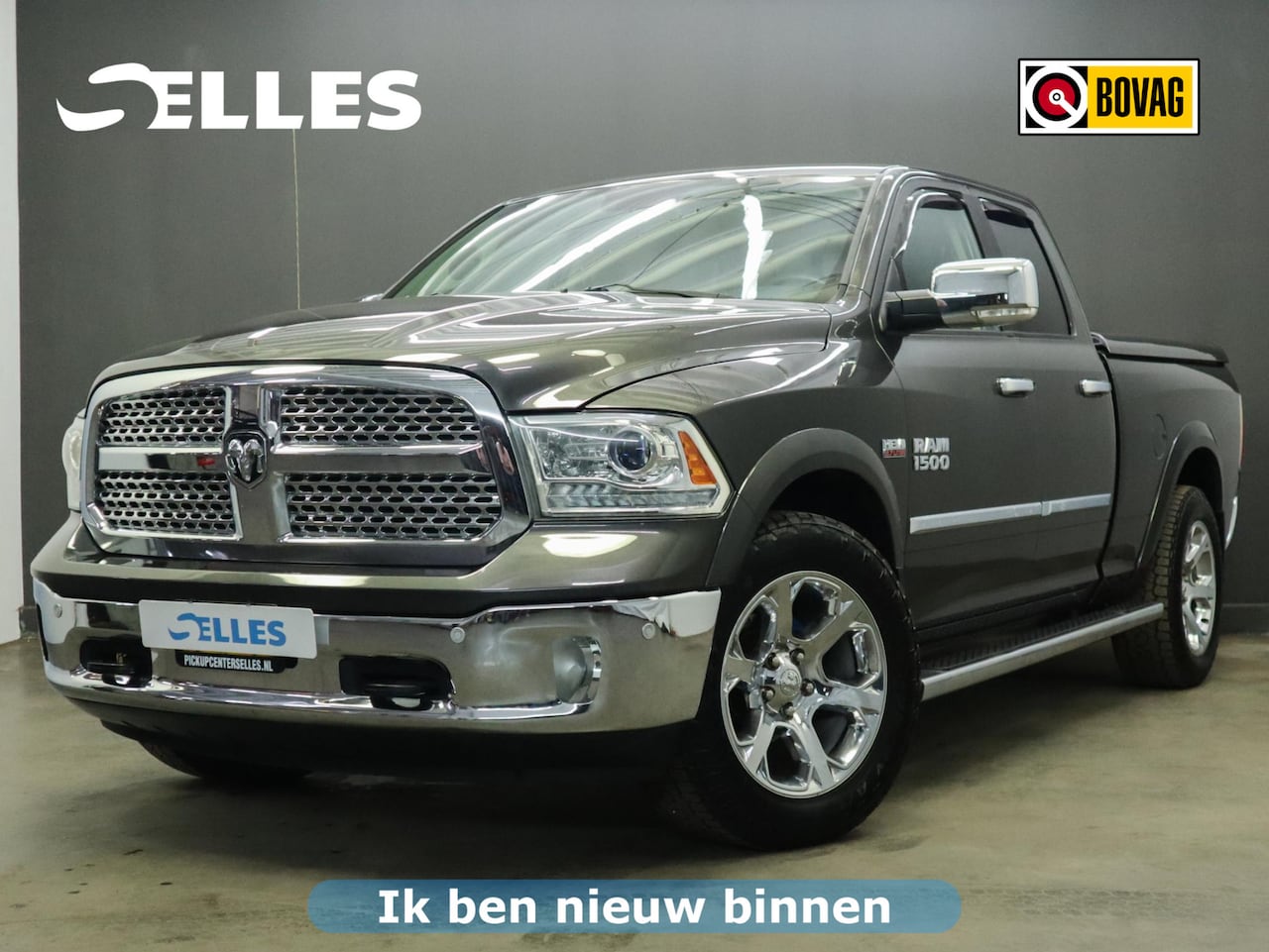 Dodge Ram 1500 - 5.7 V8 4x4 Quad Cab Laramie | LPG 200 Liter | Deksel | Trekhaak - AutoWereld.nl