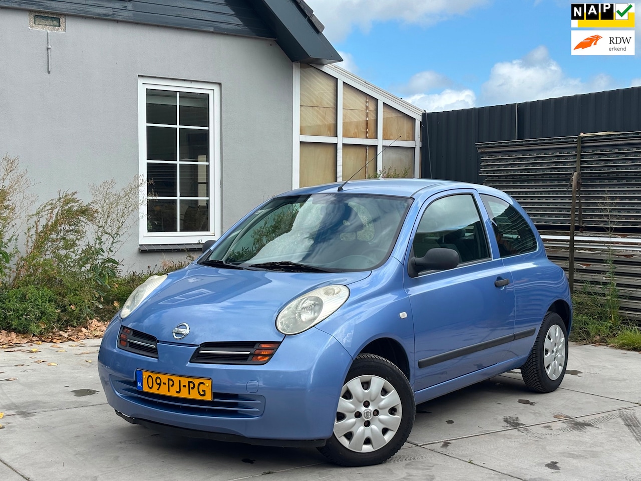 Nissan Micra - 1.2 Visia | Nieuwe APK | Airco | El. Ramen | Onderhoudshistorie | Nette staat | Rijklaar! - AutoWereld.nl