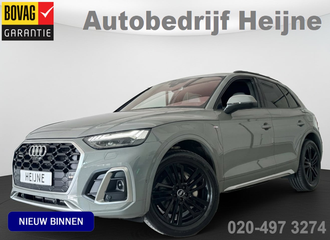 Audi Q5 - S-LINE QUATTRO 55 TFSI e 367PK [PHEV] LEDER/ELEK.STOEL/360° CAMERA - AutoWereld.nl