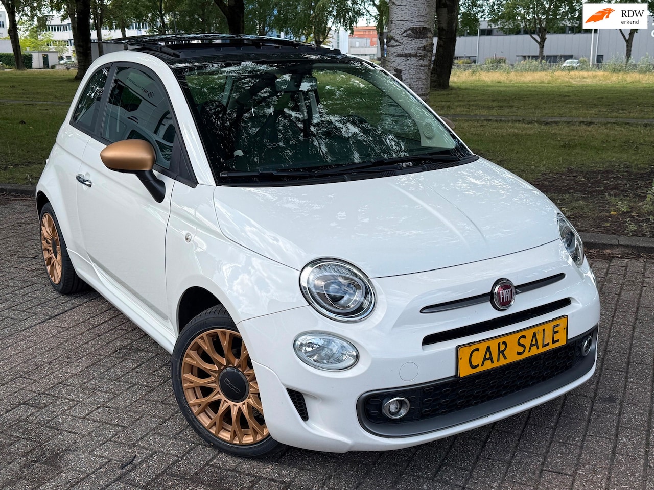 Fiat 500 - 1.2 sport schuifdak 2018 - AutoWereld.nl