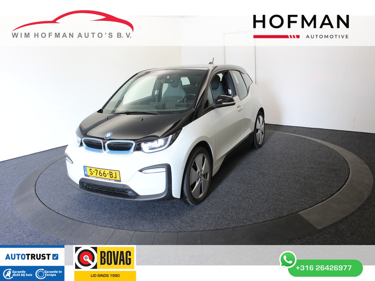 BMW i3 - Executive 120Ah SOH 100% 42 kWh Warmtepomp CCS Snel lader Camera Stoelver. Navi - AutoWereld.nl