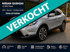 Nissan Qashqai - 1.2 Tekna Grijs 2017 LEDER|PANO|CAMERA|NAP