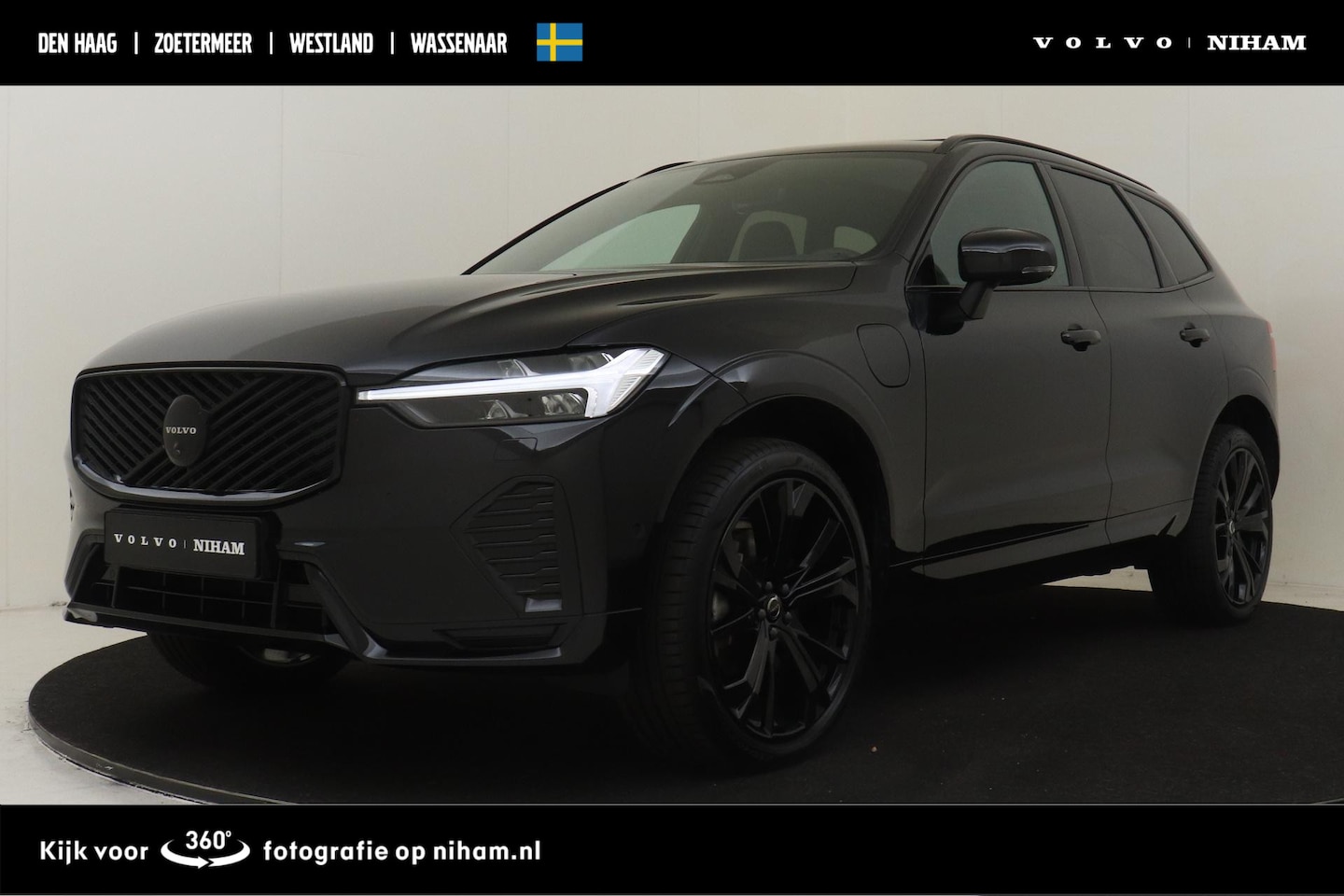 Volvo XC60 - II T8 PLUG-IN HYBRID AWD PLUS BLACK EDITION -PANO.DAK|HARMAN/KARDON|LUCHTVERING|HEAD-UP DI - AutoWereld.nl