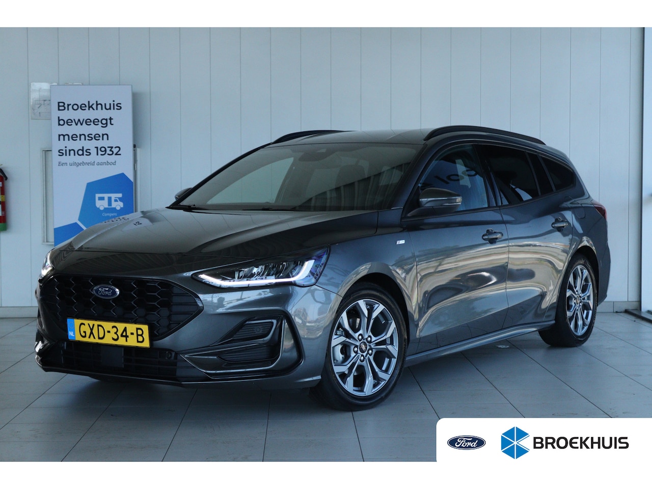 Ford Focus Wagon - 1.0EB Hybrid ST Line | NL-AUTO! | 1E EIGENAAR! | WINTERPACK | CRUISE | PARK SENS V+A | LAN - AutoWereld.nl
