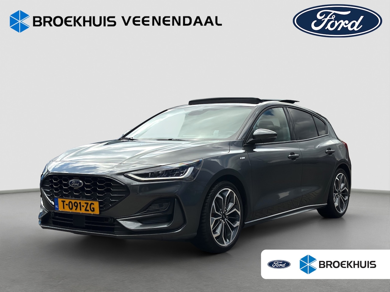 Ford Focus - 1.0 Hybrid ST Line X | Verlengde Garantie! | Pano | Adap. Cruise | HUD | Camera - AutoWereld.nl