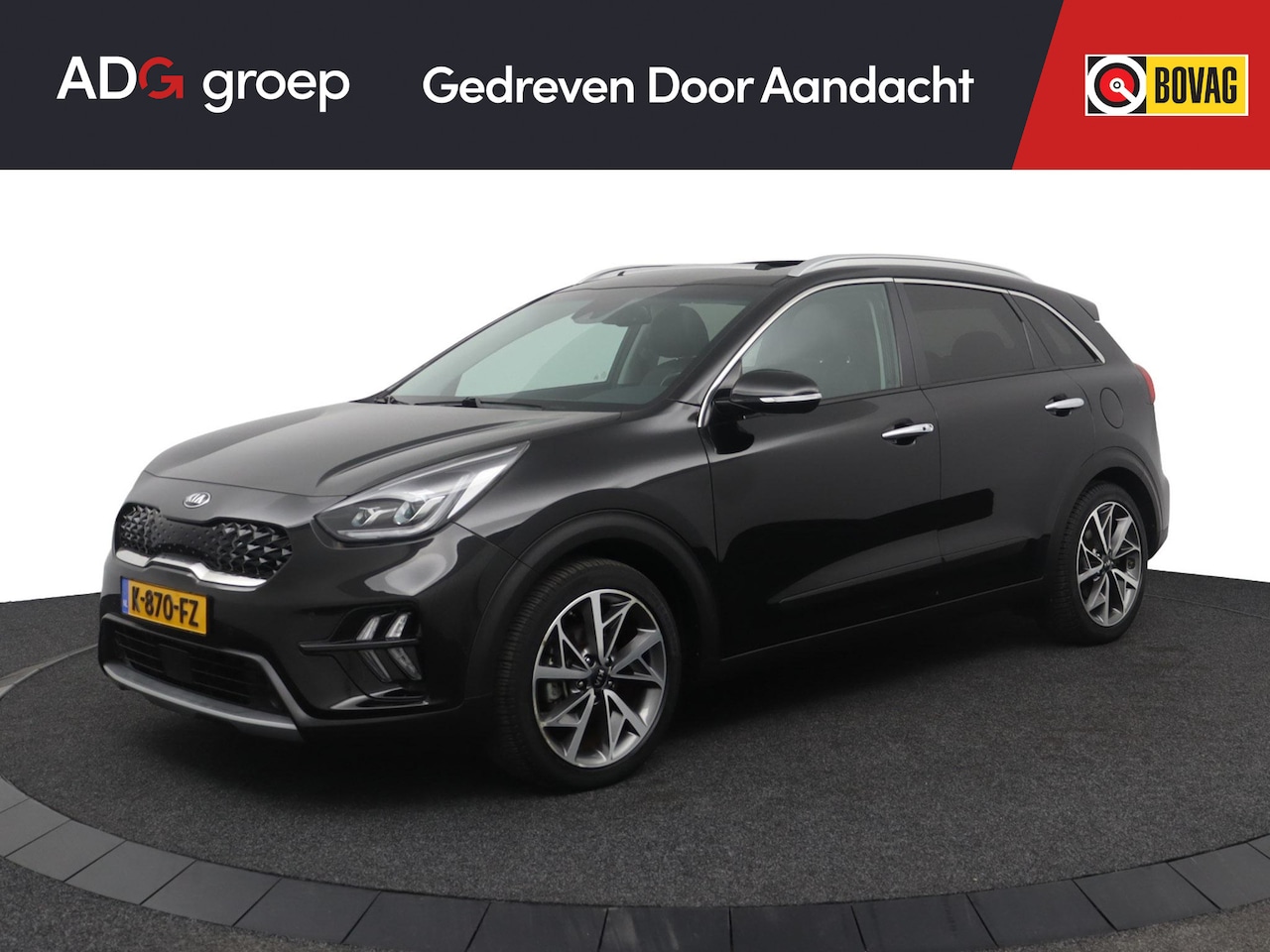 Kia Niro - 1.6 GDi Hybrid ExecutiveLine | Stoelverwarming/Verkoeling | Parkeercamera | Dodehoek assis - AutoWereld.nl