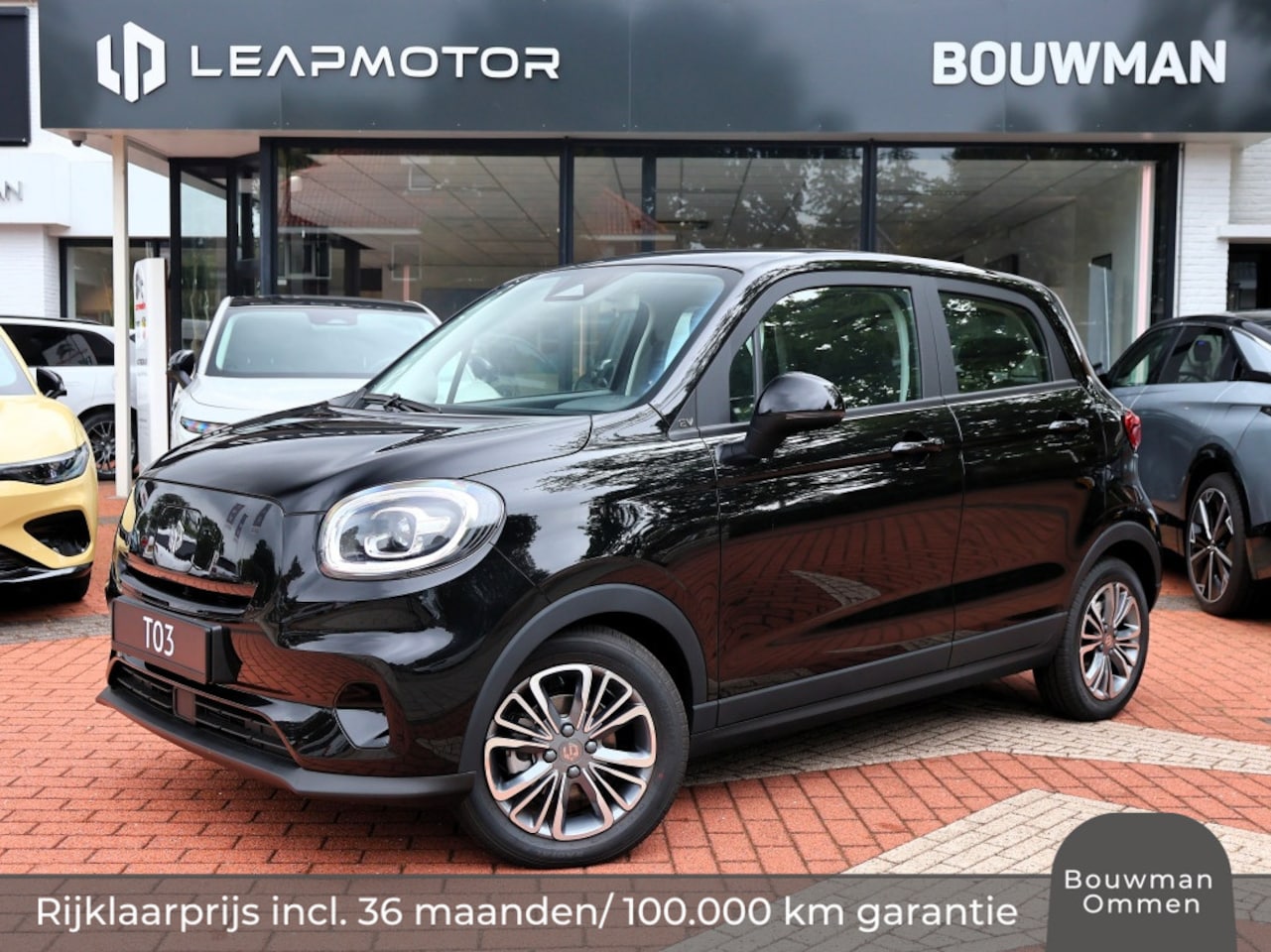 Leapmotor T03 - EV 37,3kWh 95PK 5drs. Design NIEUW, Rijklaarprijs | Navigatie | Panoramadak | Camera - AutoWereld.nl