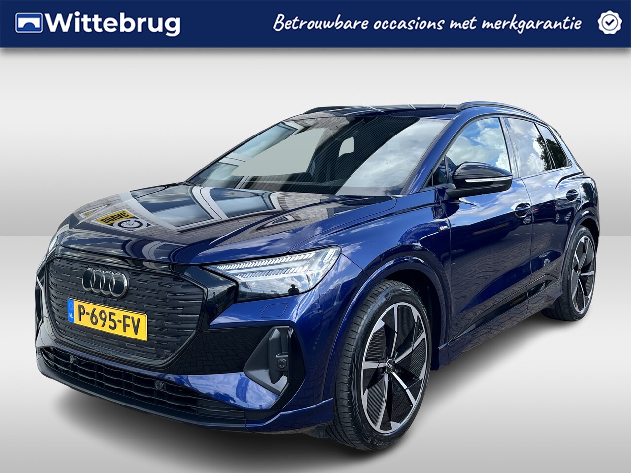 Audi Q4 e-tron - 40 S-Line 77 kWh / AUTOMAAT/ WARMTEPOMP/ DIGITAL DASH/ ALCANTARA&LEDER/ CARPLAY/ HEAD-UP/ - AutoWereld.nl
