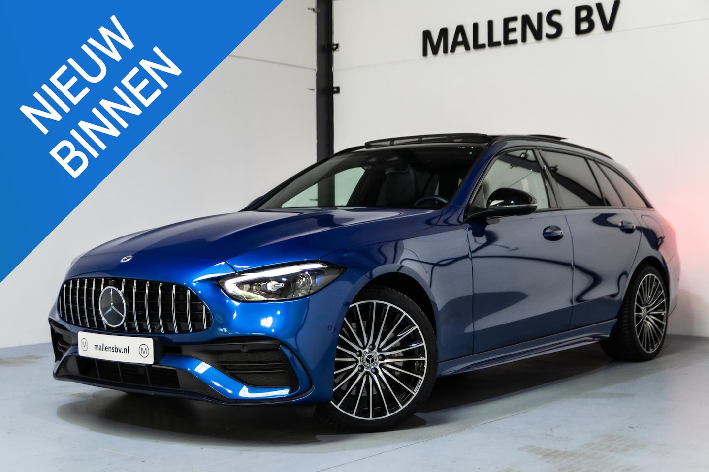 Mercedes-Benz C-klasse Estate - 300 e AMG Line PANO/LEDER/HEADUP/19INCH/CARPLAY/DEALEROH - AutoWereld.nl