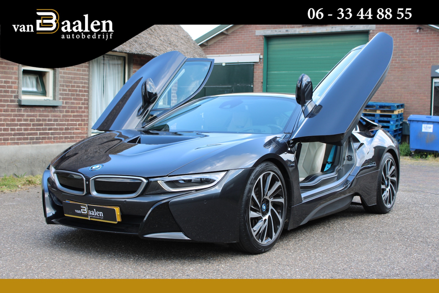 BMW i8 - 1.5 PHEV SOh 93.6% LEER CAMERA HEAD UP ORG NL 141000KM!!! - AutoWereld.nl