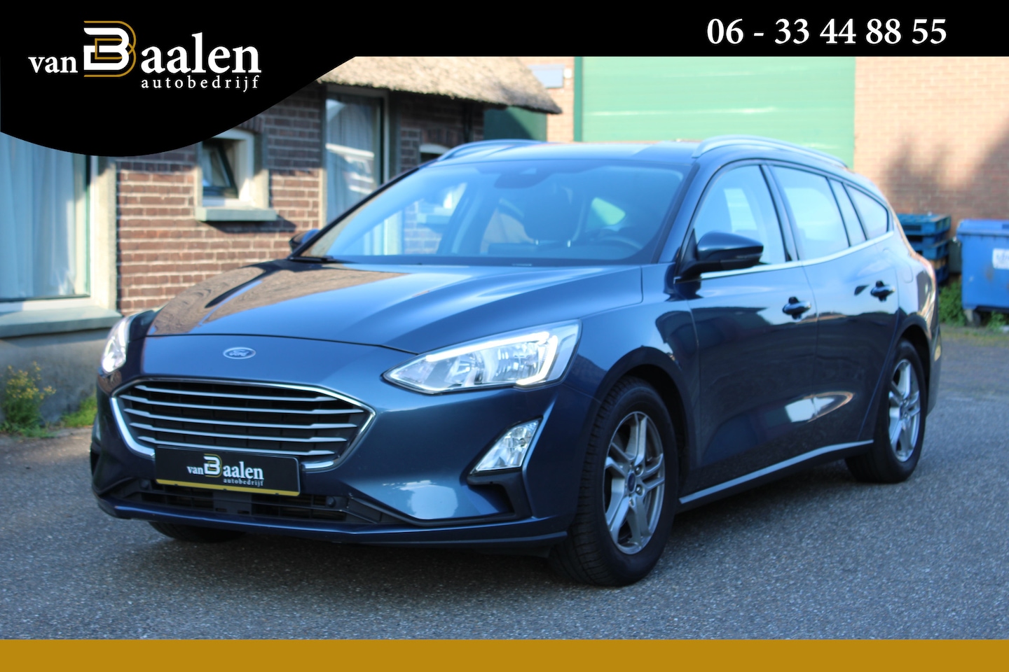 Ford Focus Wagon - 1.0 EcoBoost Edition Business NAVI AIRCO PDC TREKHAAK 158000KM!!! - AutoWereld.nl