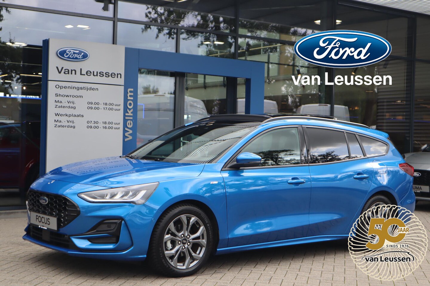 Ford Focus Wagon - 155PK ST-LINE-X AUTOMAAT BTW B&O-AUDIO PANODAK EL-ACHTERKLEP HEAD-UP BLISS WINTERPACK 4JAA - AutoWereld.nl