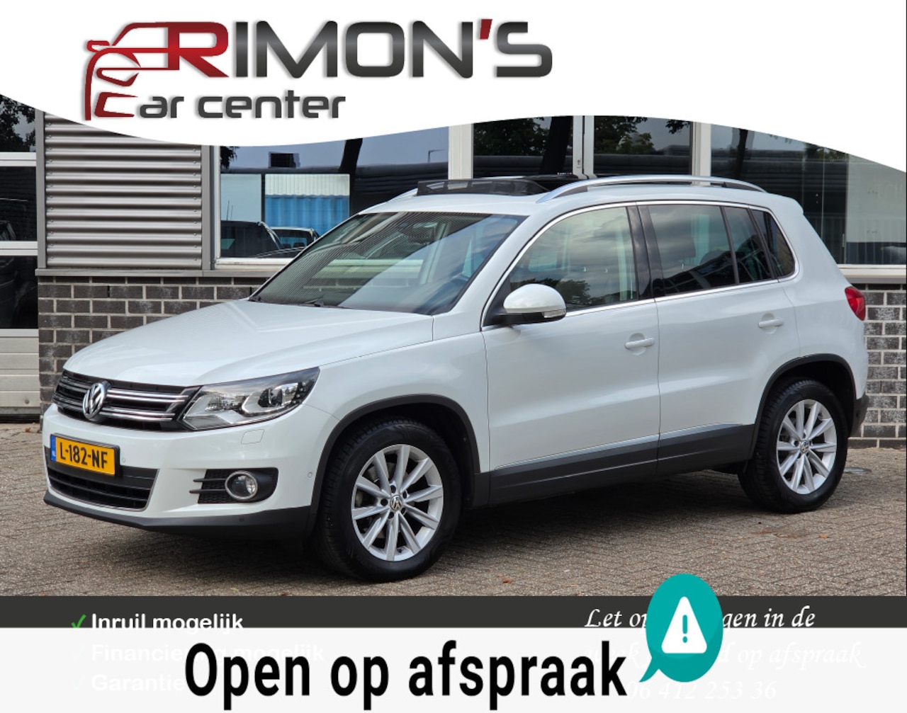 Volkswagen Tiguan - 1.4 TSI Sport&Style Pano Leder Navi Trekhaak - AutoWereld.nl
