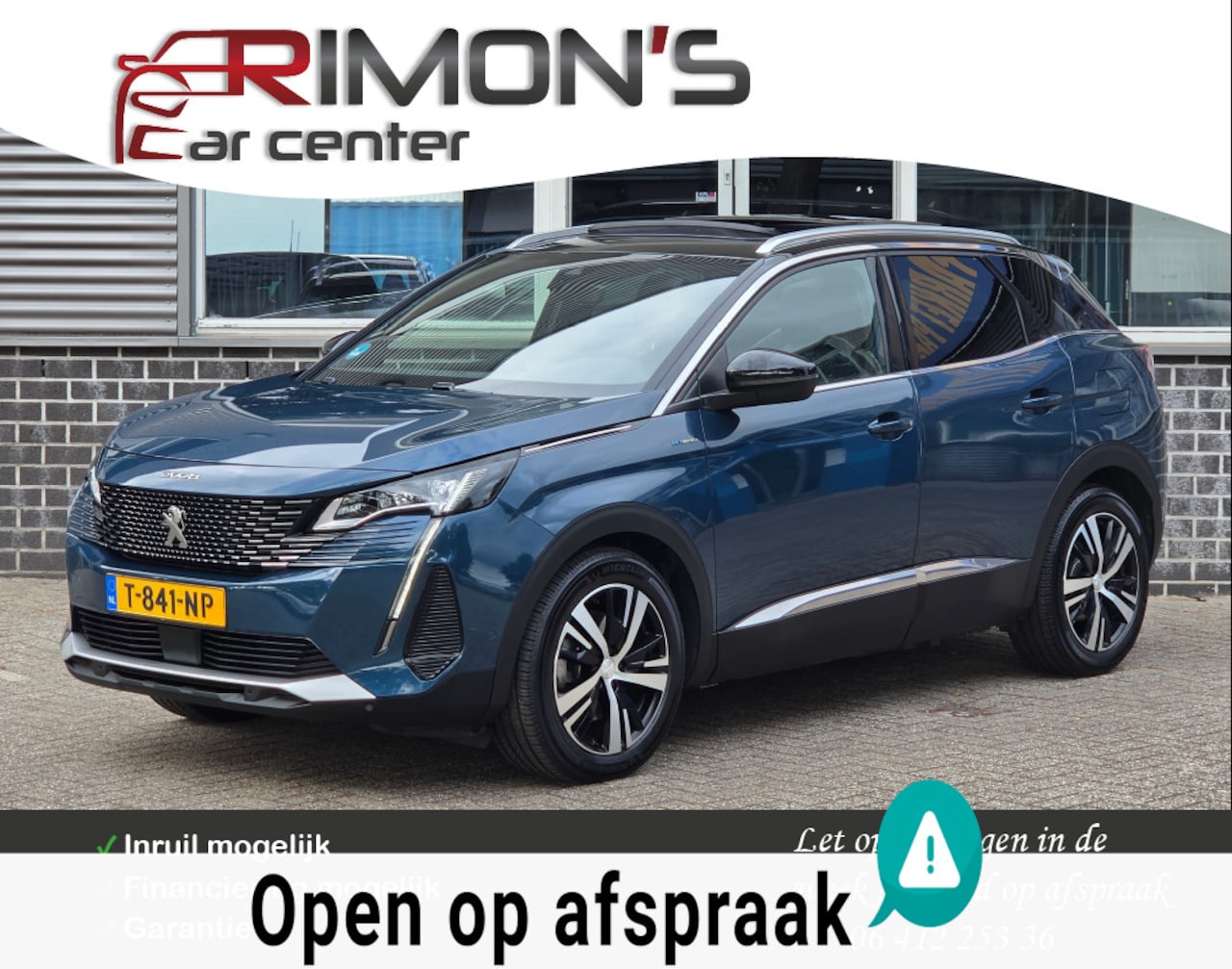 Peugeot 3008 - 1.6 HYbrid 225 GT-Line Pano Trekhaak 360 Camera - AutoWereld.nl