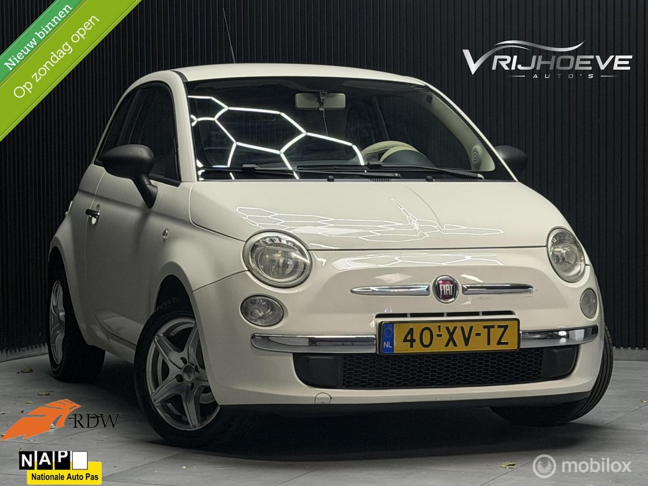 Fiat 500 - 1.2 Naked|APK|NAP|ELEKPAKKET|STUURBEKR - AutoWereld.nl