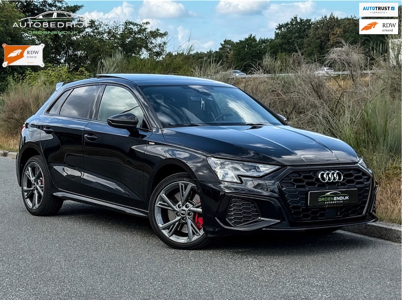 Audi A3 Sportback - 45 TFSI e S edition Competition CARBON PAKKAGE SPOILER LED XENON PDC CARPLAY 245PK - AutoWereld.nl