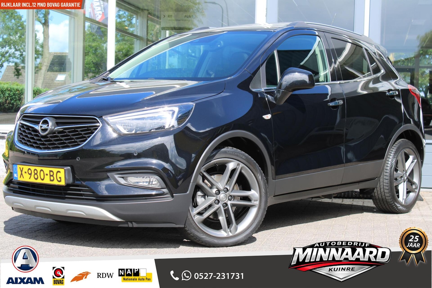 Opel Mokka X - 1.4 Turbo 4x4 Innovation|Automaat|Leer|Navi|Camera|Stoel en Stuur verw|Open dak. - AutoWereld.nl
