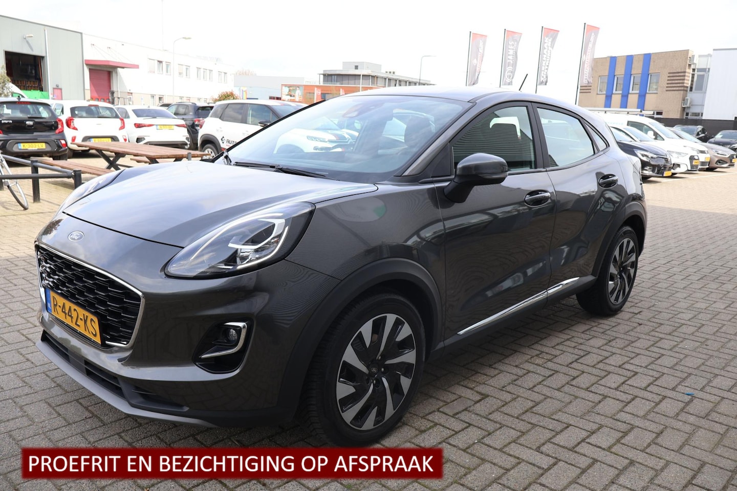 Ford Puma - 1.0 Hybride Titanium 1e Eigenaar | Volledig Onderh | BTW | NAP | Navi | Carplay | Bots | C - AutoWereld.nl
