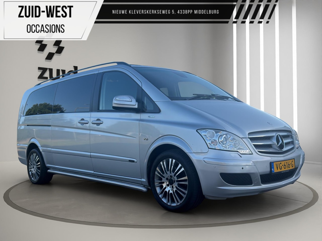 Mercedes-Benz Viano - 3.0 CDI XXL Dubbele Cabine Full option Pano Memory - AutoWereld.nl