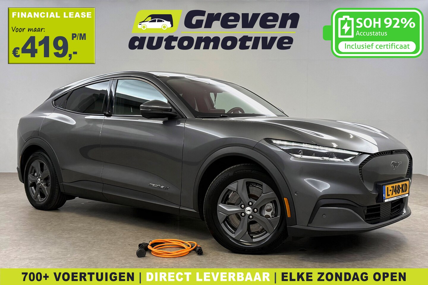 Ford Mustang Mach-E - Extended RWD 98 kWh | Snelladen | SOH 92% | Pano | B&O| Memory | SecuriCode | Virtual | 36 - AutoWereld.nl