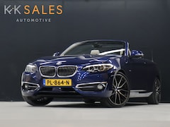 BMW 2-serie Cabrio - 218i High Executive [GROOT NAVIGATIE, STOELVERWARMING, STUURVERWARMING, VOL LEDER, CAMERA,