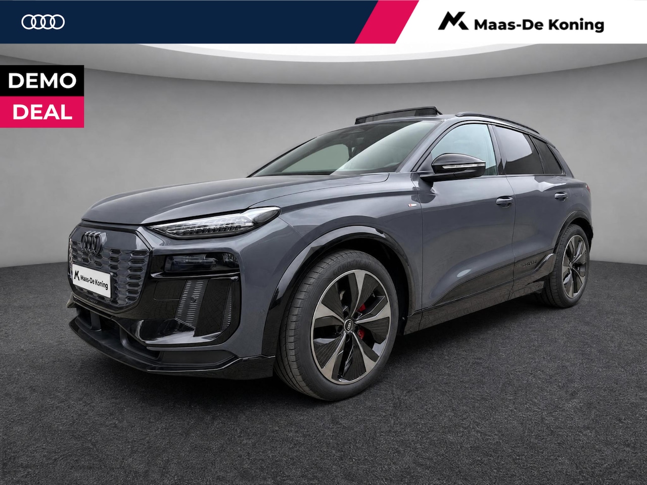 Audi Q6 e-tron - S edition 83 kWh 252pk · Panoramadak · Inklap. Trekhaak · Luchtvering · 360 Camera · Matri - AutoWereld.nl