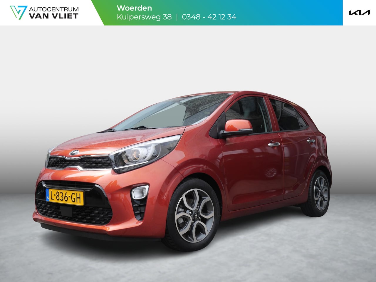 Kia Picanto - 1.0 DPi DynamicPlusLine | Cruise | Clima | Carplay | Navi | Keyless | - AutoWereld.nl