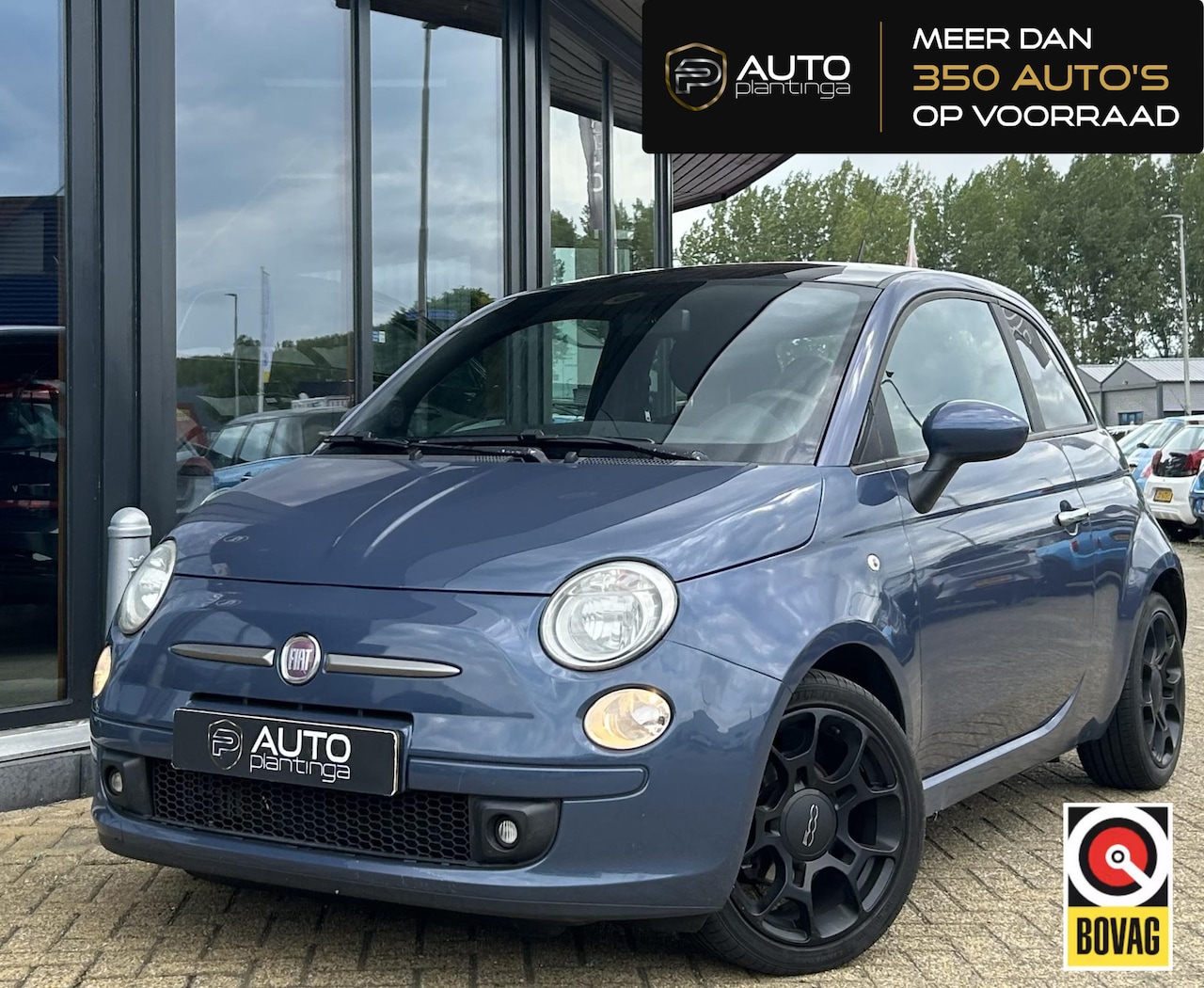 Fiat 500 - 0.9 TwinAir Lounge 86PK | Airco | Lichtmetalen Velgen | Elektrische Ramen | 08-2026 Onderh - AutoWereld.nl