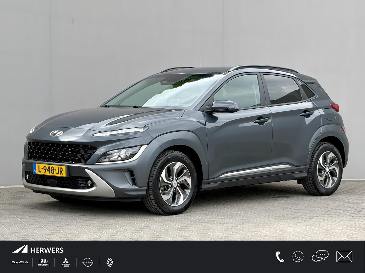 Hyundai Kona - 1.6 GDI HEV Fashion / 1.300 KG trekgewicht / Head up Display / Achteruitrijcamera /  Cruis - AutoWereld.nl