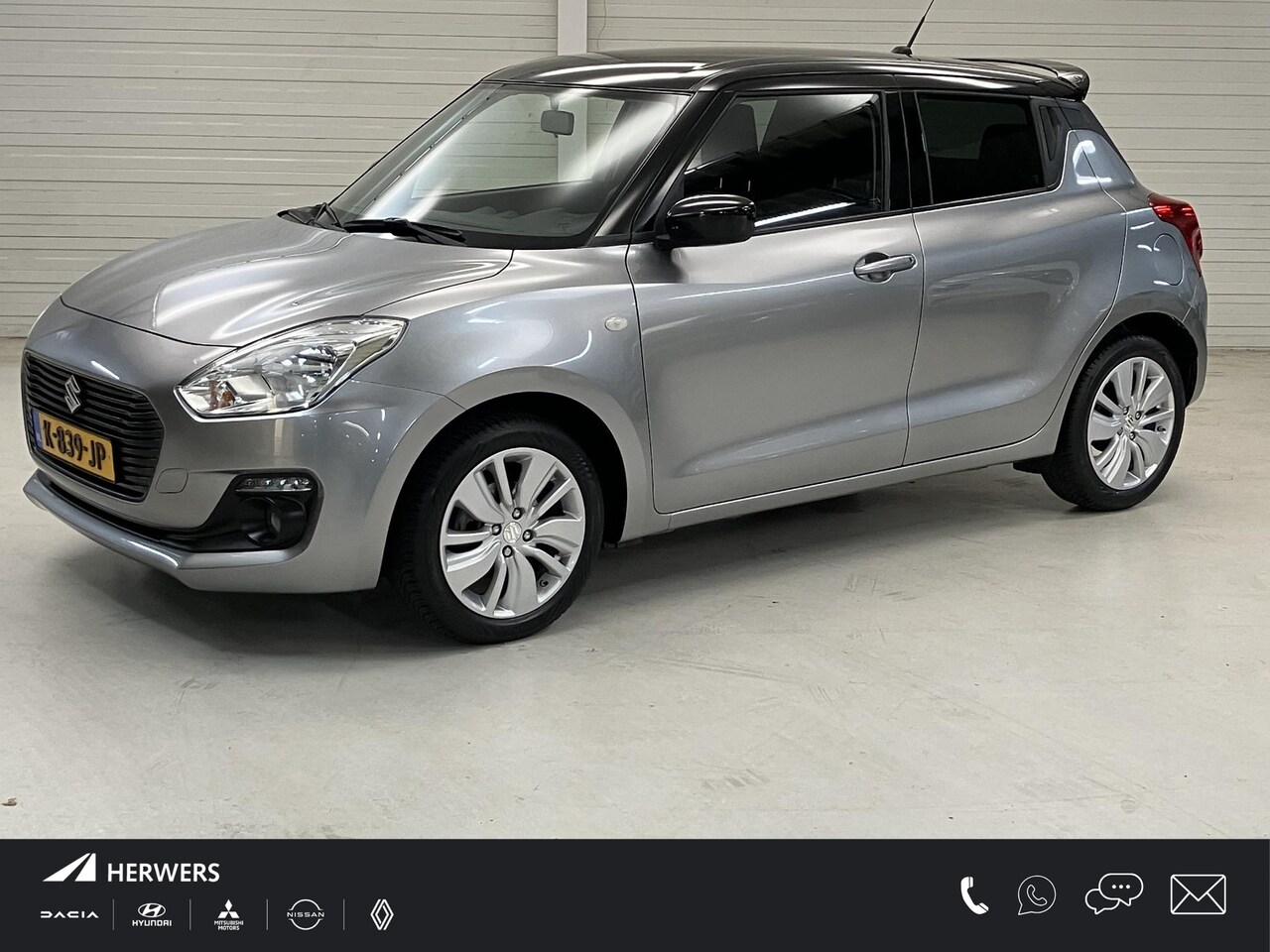 Suzuki Swift - 1.2 Select Smart Hybrid / Fabrieksgarantie t/m 01-2031 / Navigatie / LM velgen / All seaso - AutoWereld.nl