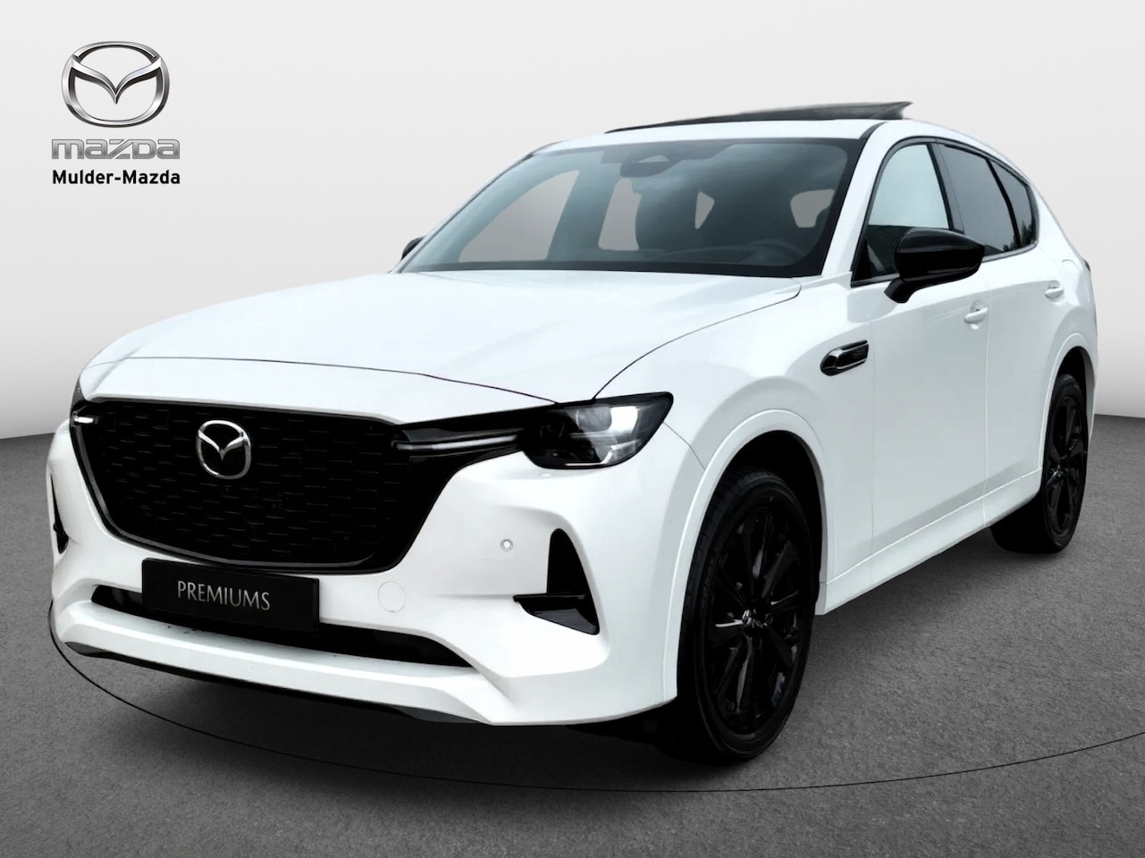Mazda CX-60 - e-Skyactiv PHEV Homura Plus - Zwart Nappa Leder | 12,3-inch TFT-kleurendisplay met bedieni - AutoWereld.nl