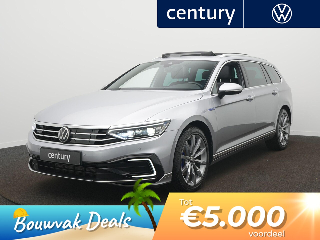 Volkswagen Passat Variant - 1.4 TSI PHEV GTE Highline Automaat - 360 camera - Trekhaak - Panoramaschuif-kanteldak - Na - AutoWereld.nl