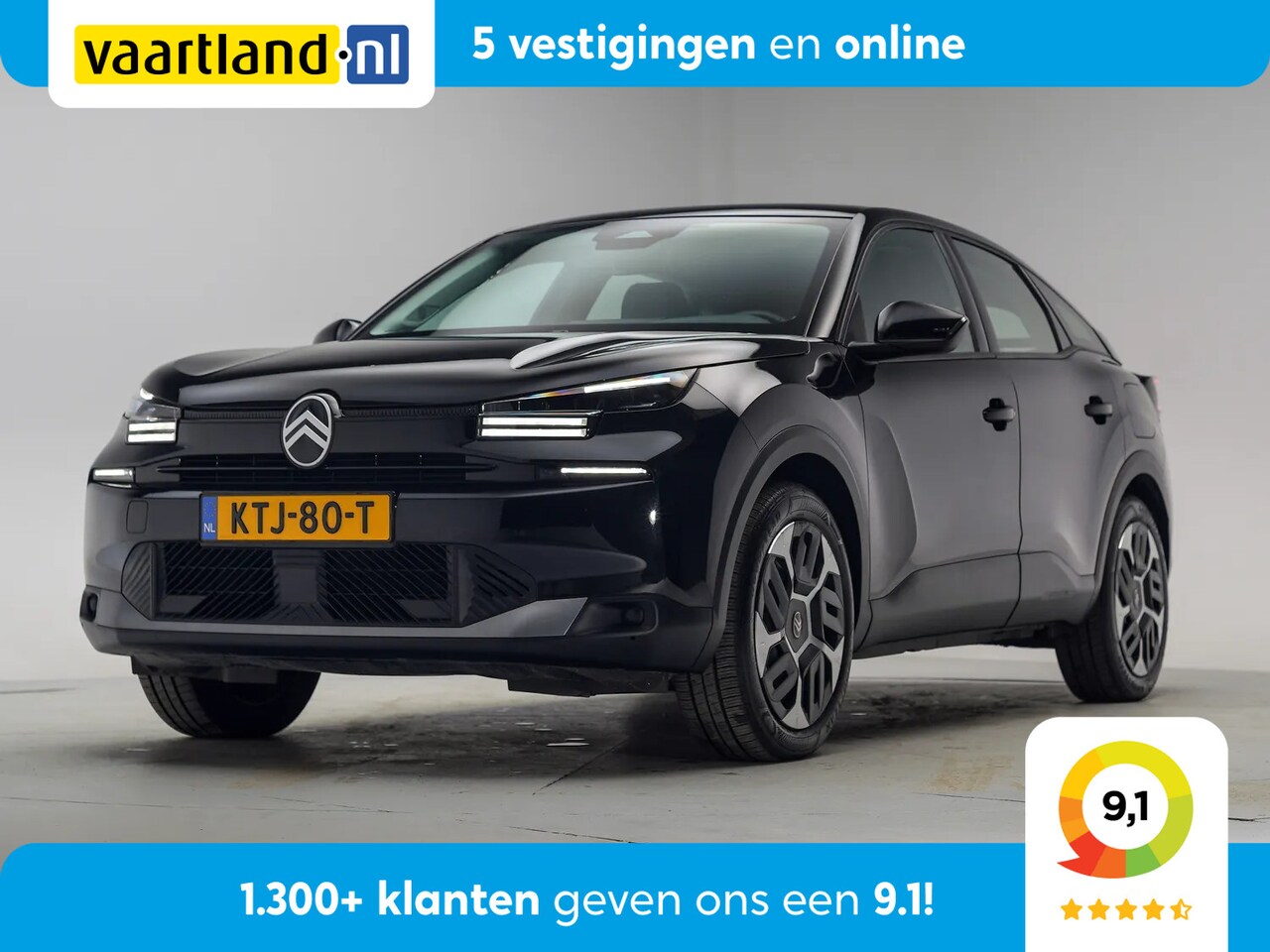Citroën Ë-C4 - You 50kWh 3-fase [ LED Navi Camera Climate ] - AutoWereld.nl
