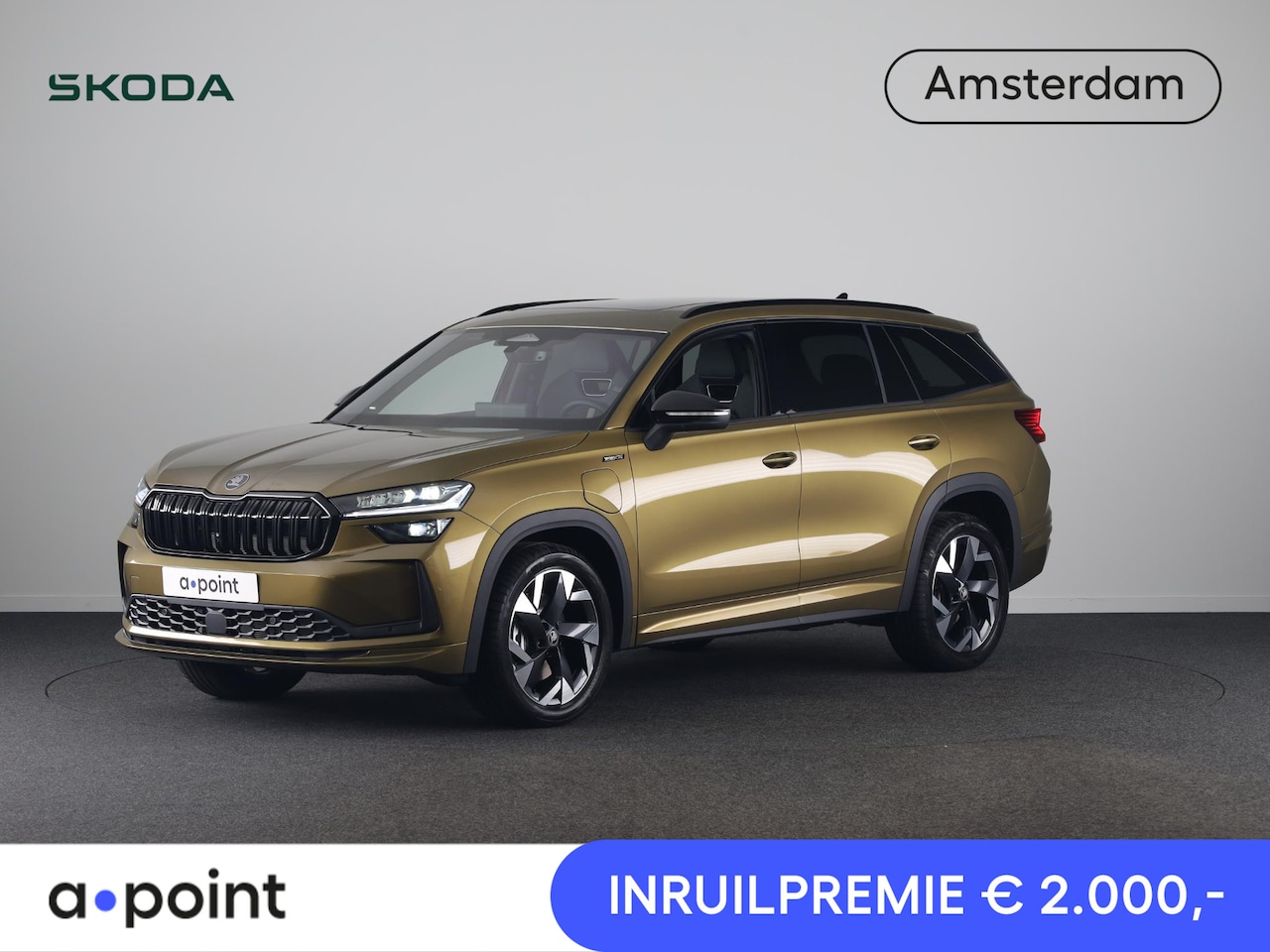 Skoda Kodiaq - 1.5 TSI PHEV 204pk Sportline Business | Panoramadak | Trekhaak | Light & View | Adaptief o - AutoWereld.nl