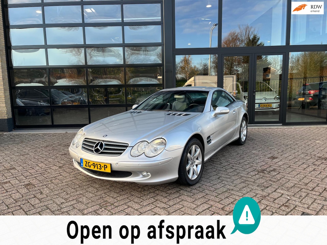 Mercedes-Benz SL-klasse Cabrio - Sl 500 automaat, leer, navi, V8 - AutoWereld.nl