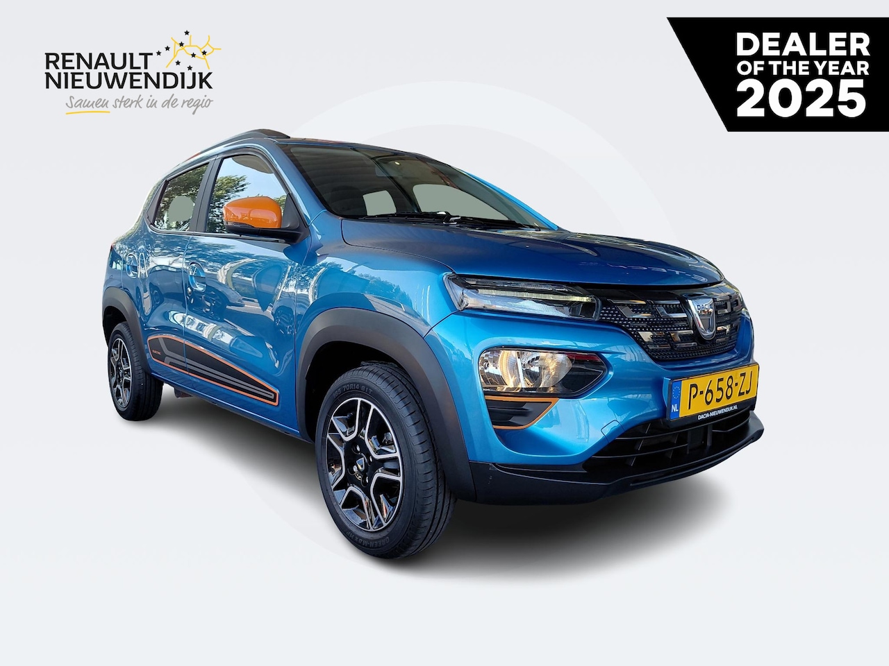 Dacia Spring - Comfort Plus 27 kWh AUTOMAAT | LEER | NAVI | CAMERA | CARPLAY | PDC - AutoWereld.nl