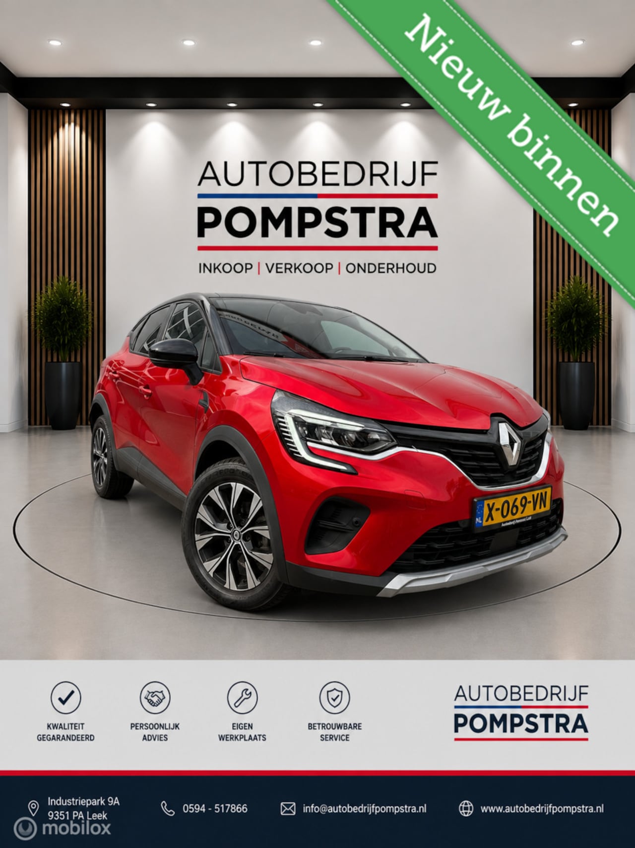 Renault Captur - 1.0 TCe90 Evolution NAVI/PDC V+A/CAM/TREKHAAK - AutoWereld.nl