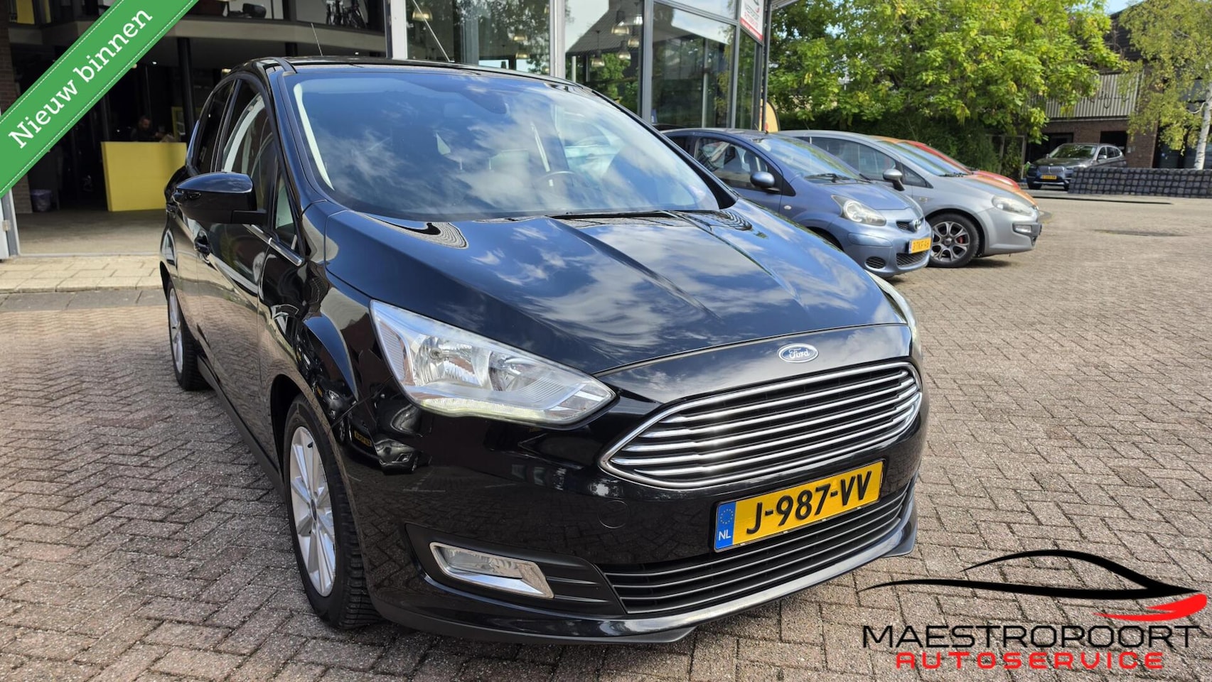 Ford C-Max - 1.0 EcoBoost Titanium 125 pk – Zwart – €5.500 - AutoWereld.nl