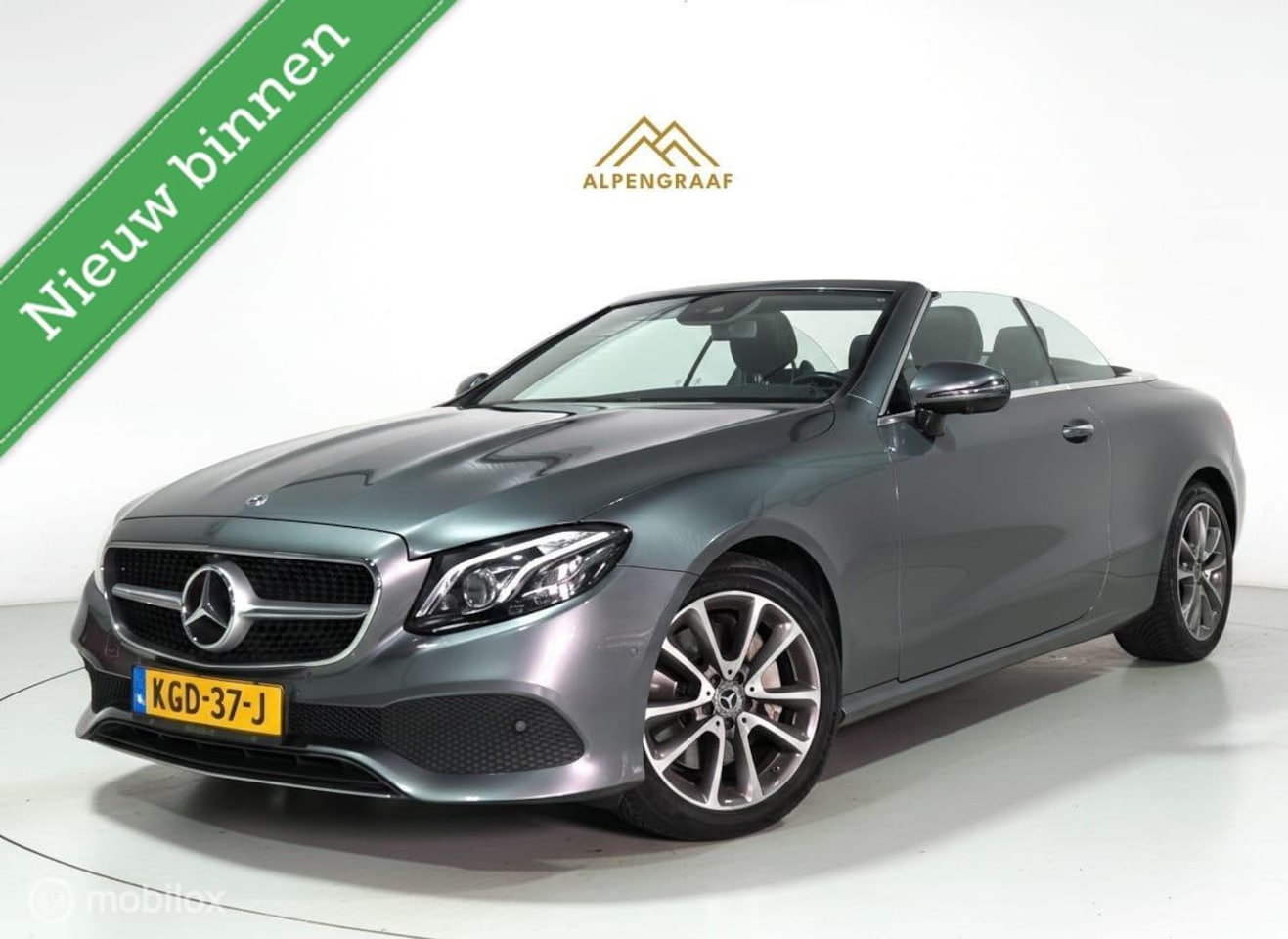 Mercedes-Benz E-klasse Cabrio - 300 Premium Burmester|Softclose|360° Camera|Leder|Hout interieur|DAB|Virtual Cockpit|Keyle - AutoWereld.nl