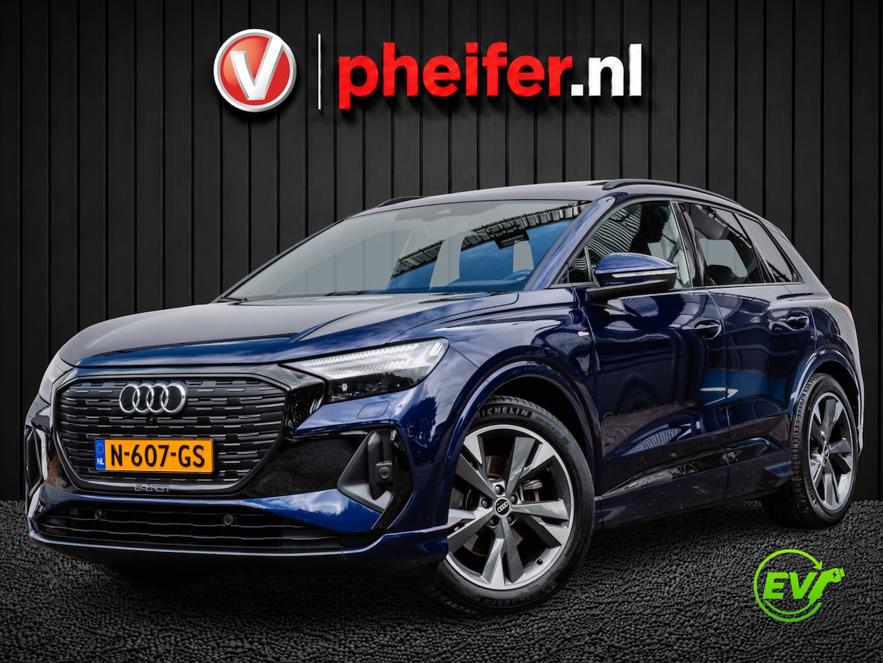 Audi Q4 e-tron - 35 Launch edition S Competition SOH 91% Panoramadak/ Camera/ Sportstoelen/ Adapt. cruise/ - AutoWereld.nl