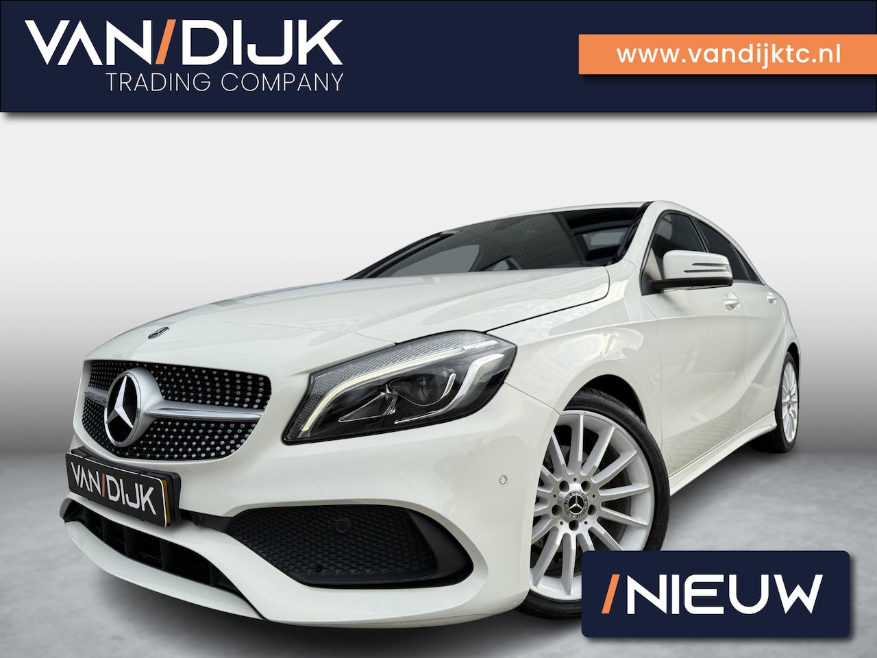Mercedes-Benz A-klasse - 160 AMG White Art Pakket ✓Automaat ✓Full LED ✓Navigatie ✓Camera ✓Apple Carplay & Android A - AutoWereld.nl