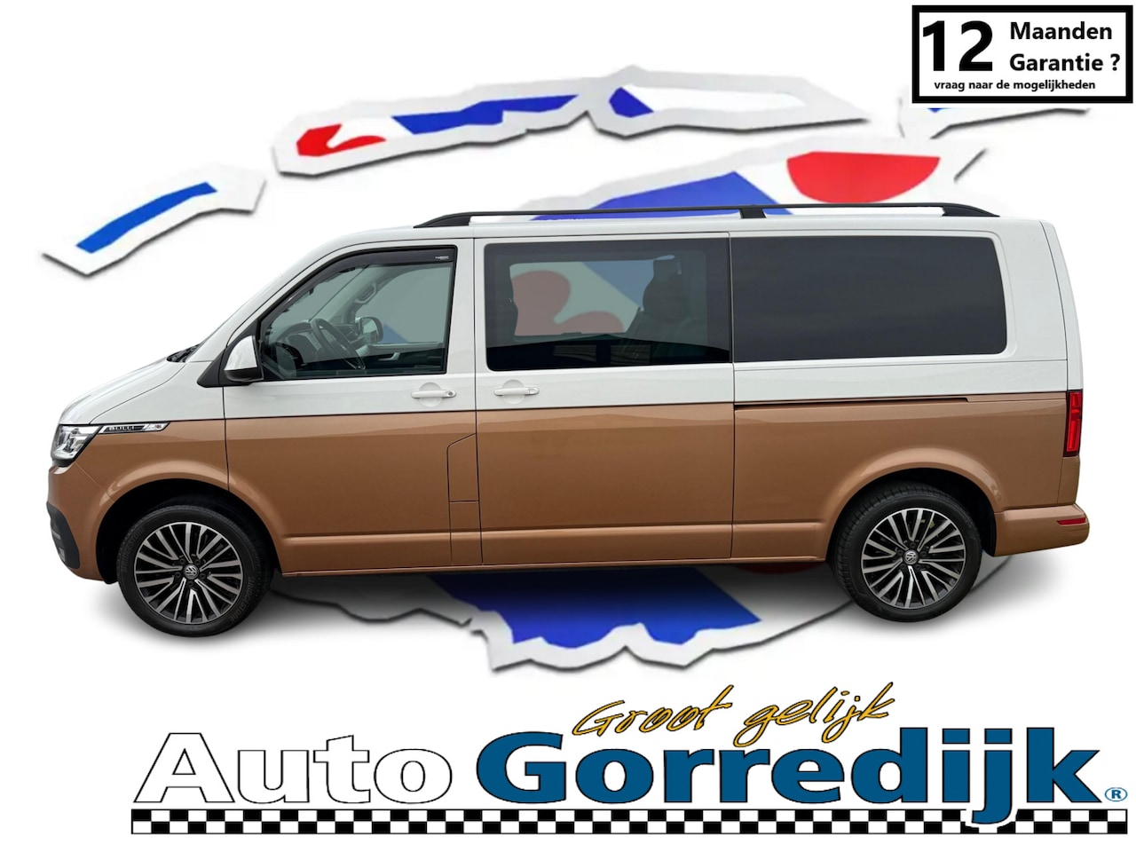 Volkswagen Transporter - 2.0 TDI L2H1 31 DC 4Motion Bulli T6. 204PkDubbele Cabine DSG 31 L2H1 DIG. COCKPIT ADAPT. C - AutoWereld.nl