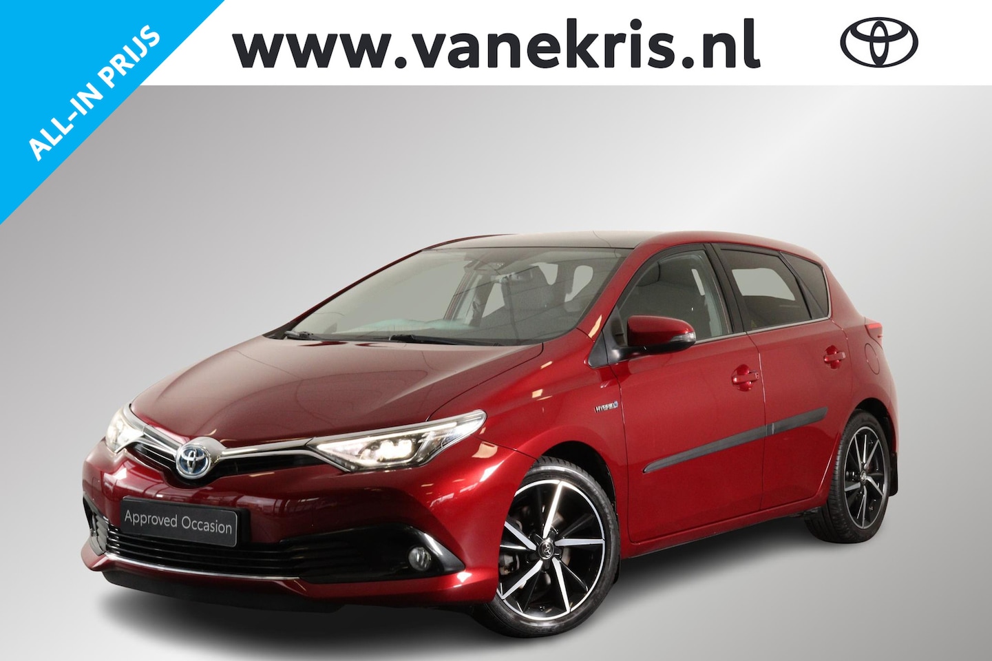 Toyota Auris - 1.8 Hybrid Dynamic 1.8 Hybrid Dynamic, Panodak, Trekhaak - AutoWereld.nl